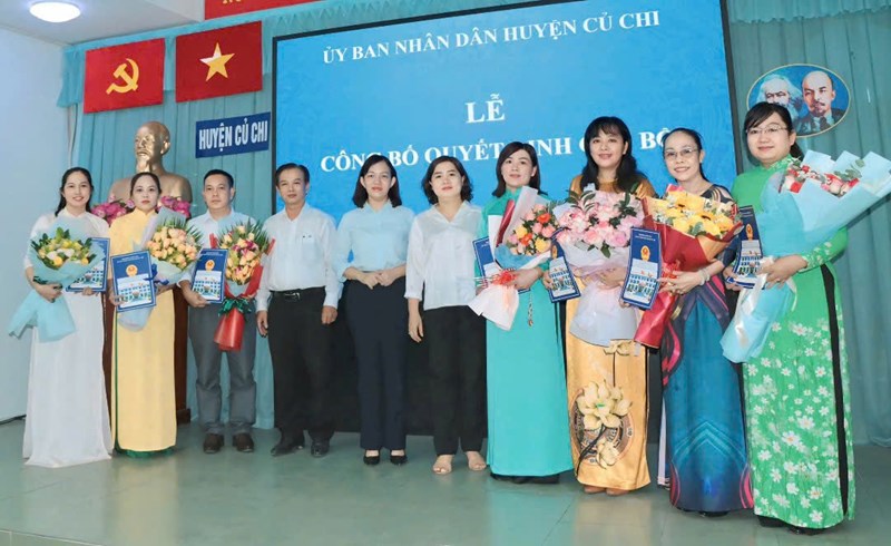 Lễ công bố trao Quyết định cán bộ