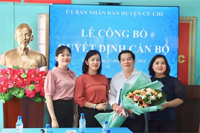 Lễ công bố Quyết định cán bộ