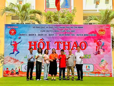 Hội thao Cụm chuyên môn 2 cấp tiểu học Mừng Xuân Ất Tỵ 2025.