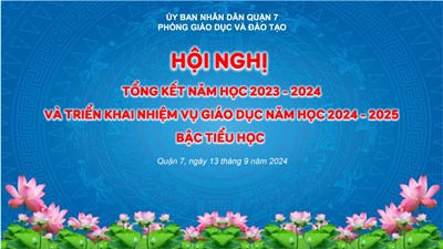 Hội nghị tổng kết năm học 2023-2024 và triển khai phương hướng, nhiệm vụ năm học 2024-2025 bậc tiểu học