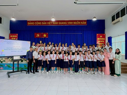 Chuyên đề “Dạy viết cho học sinh lớp 5 theo hướng phát triển năng lực” năm học 2024 – 2025 của Tổ Bộ môn 5
