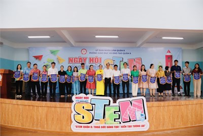 Ngày hội STEM Quận 8  Thỏa sức sáng tạo - Kiến tạo tương lai” cấp tiểu học năm học 2024 - 2025