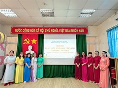 Hội thi Giáo viên Mầm non Tài năng - Cấp Quận - Năm học 2024 - 2025