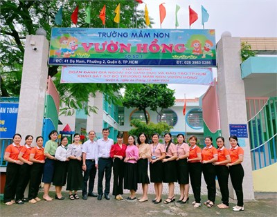 Khảo sát sơ bộ Kiểm định Chất lượng Giáo dục - Chuẩn Quốc gia Trường Mầm non Vườn Hồng