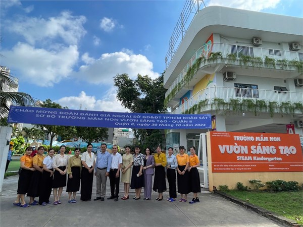 Khảo sát sơ bộ - Trường Mầm non Vườn Sáng Tạo.