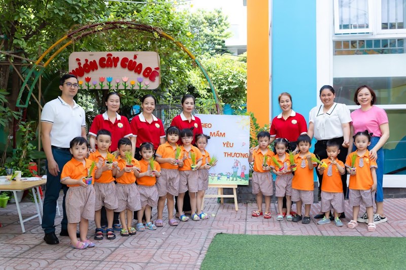 Triển khai thực hiện xây dựng “trường học hạnh phúc” tại trường mầm non bàu cát, phường 14, quận tân bình