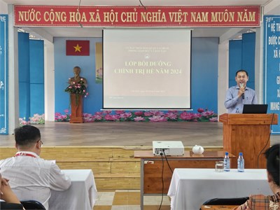 Phòng giáo dục và đào tạo quận tân bình tổ chức bồi dưỡng, tập huấn lý luận chính trị hè năm 2024