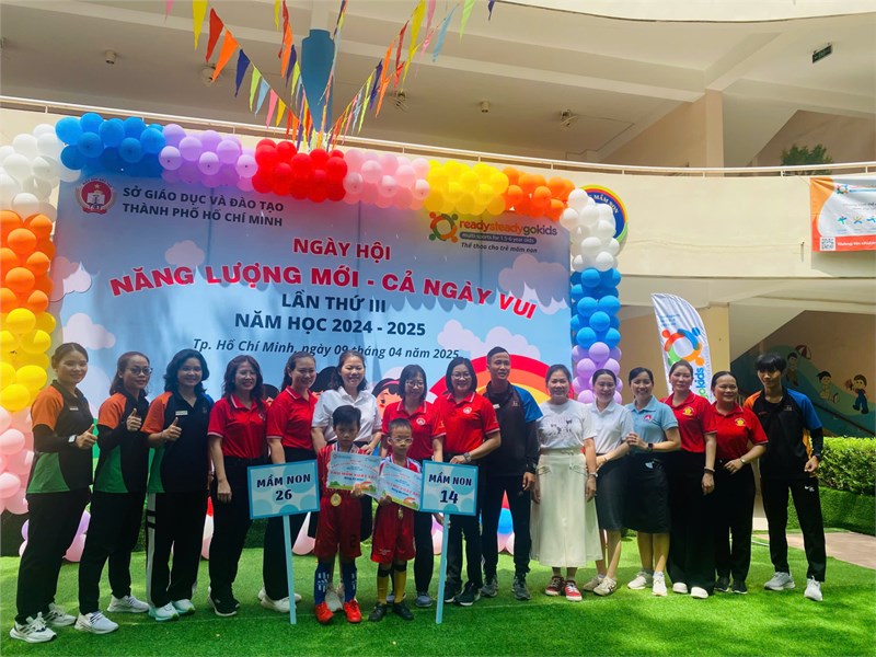 Quận Tân Bình tham gia ngày hội Phát triển vận động cho trẻ mẫu giáo với chủ đề “Năng lượng mới, cả ngày vui” 
năm học 2024-2025