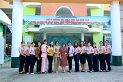 Đón tiếp đoàn Bộ Giáo dục và Đào tạo kiểm tra công tác tổ chức thực hiện nhiệm vụ đầu năm học đối với Giáo dục Mầm non