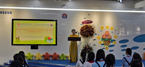 Hội thi Lớn lên cùng sách cấp quận năm học 2023-2024 tại Thư viện KHTH TP.HCM