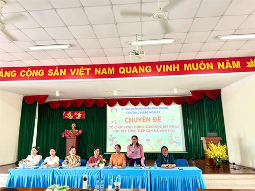 Chuyên đề  Hoạt động giáo dục âm nhạc theo tiếp cận đa văn hóa 