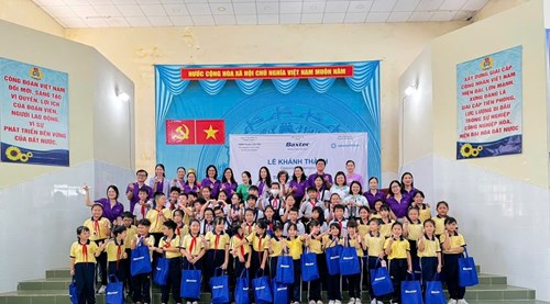 Khánh thành  Thư viện thân thiện  tại trường Tiểu học Cần Thạnh