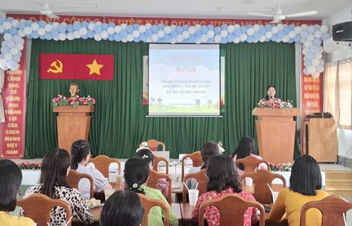 Ngành học mầm non huyện Cần Giờ tổ chức Hội nghị tổng kết năm học 2023 - 2024 và triển khai nhiệm vụ năm học 2024 - 2025