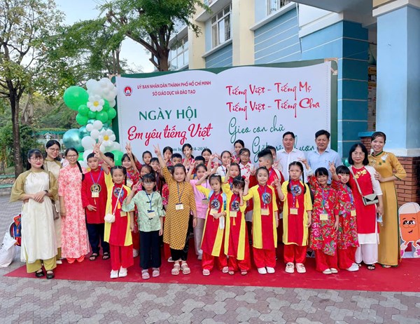 Giáo Dục Tiểu Học Cần Giờ tham gia ngày hội  Em Yêu Tiếng Việt  giữ gìn và phát huy nét đẹp của ngôn ngữ dân tộc