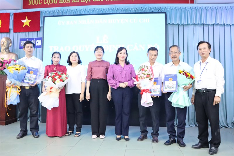 Lễ trao Quyết định cán bộ
