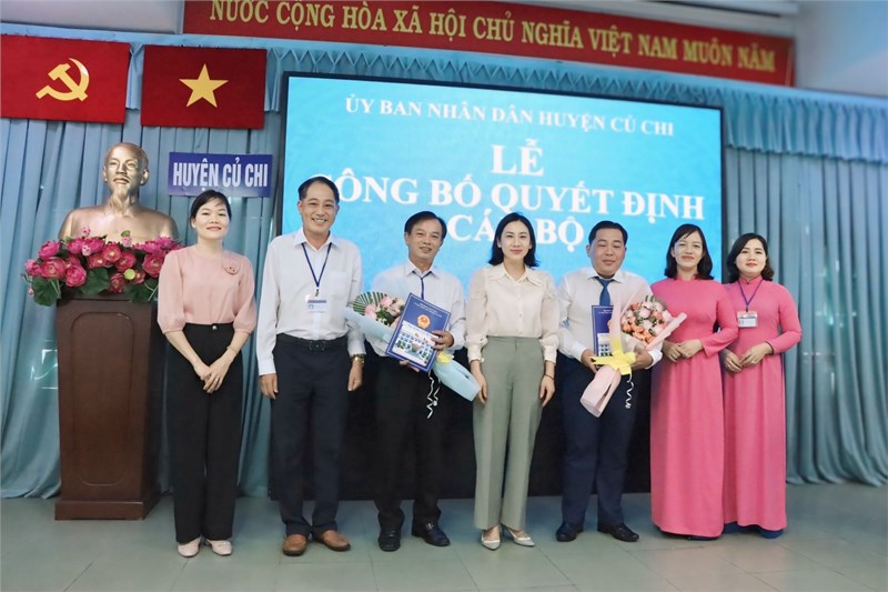 Lễ công bố trao Quyết định cán bộ