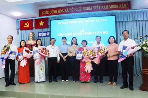 Lễ công bố Quyết định cán bộ