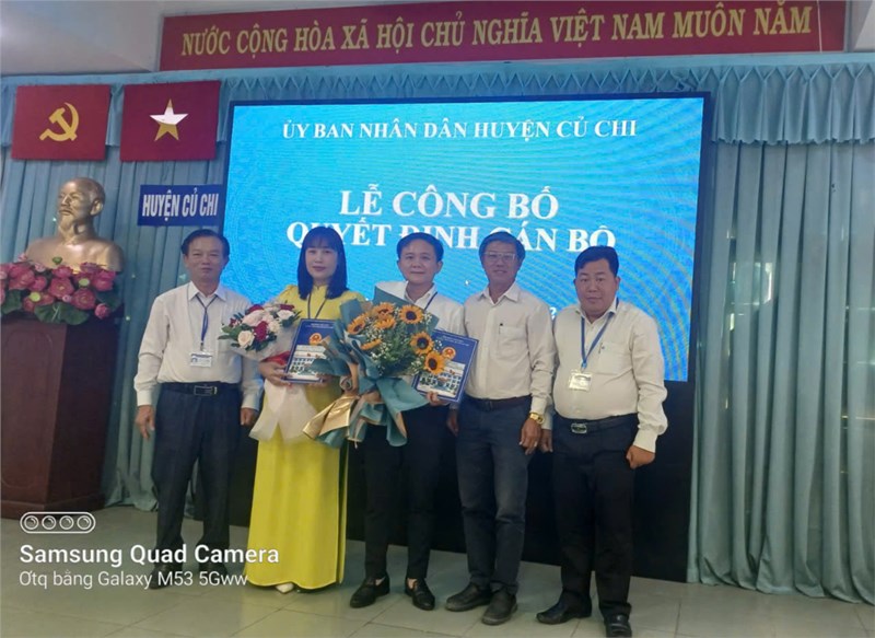 Lễ công bố Quyết định cán bộ