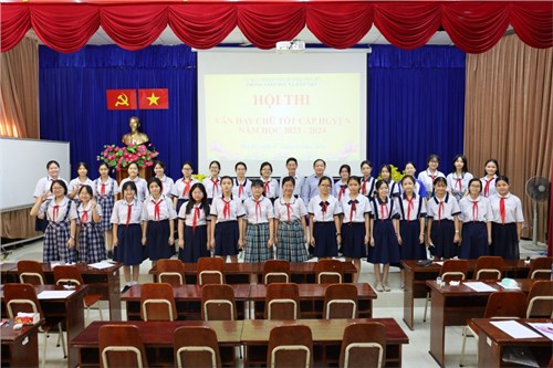Hội thi văn hay chữ tốt cấp Huyện năm học 2023-2024