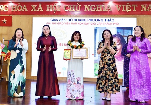 Giáo dục mầm non Quận 1 đạt những thành tích cao trong hội thi cấp Thành phố năm học 2023-2024