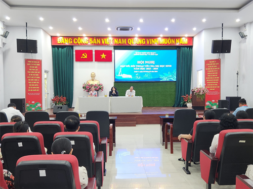 Phòng Giáo dục và Đào tạo Quận 1 tổ chức Hội nghị gặp gỡ, đối thoại với cha mẹ học sinh năm học 2023 - 2024
