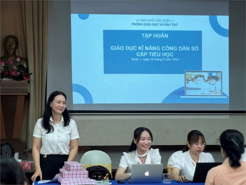 Tổ chức tập huấn chuyên đề “giáo dục kĩ năng công dân số cấp tiểu học” năm học 2024-2025