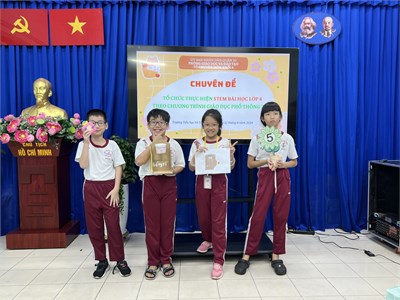 Chuyên đề “Tổ chức thực hiện STEM bài học lớp 4 theo Chương trình Giáo dục phổ thông 2018”