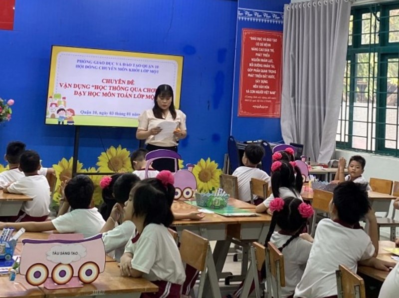 Chuyên đề vận dụng “Học thông qua Chơi” vào dạy học môn Toán lớp Một