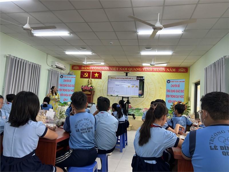 Chuyên đề  Ứng dụng giáo dục Stem trong dạy học môn Khoa học 