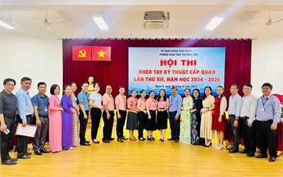 Hội thi “Khéo tay kỹ thuật” cấp Quận  năm học 2024-2025