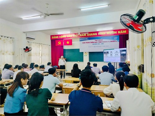 Chuyên đề: 
Bồi dưỡng, tập huấn về giải toán trên máy tính cầm tay 
cho giáo viên dạy Toán, giáo viên dạy bồi dưỡng đội tuyển học sinh giỏi giải toán trên máy tính cầm tay tại các trường Trung học cơ sở năm học 2024-2025