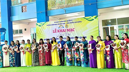 Khai mạc
Hội thi giáo viên mầm non dạy giỏi cấp Quận, giáo viên tài năng dành cho các cơ sở giáo dục Mầm non ngoài công lập 
năm học 2024-2025