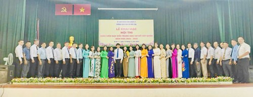 Khai mạc Hội thi  
Giáo viên dạy giỏi Trung học cơ sở cấp Quận
năm học 2024-2025