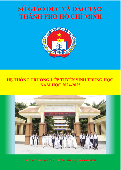 Hệ thống trường lớp tuyển sinh trung học năm học 2024 - 2025