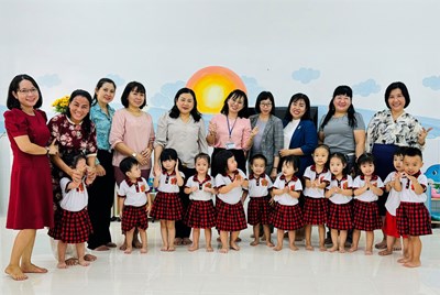Giáo viên mầm non Quận 5 tham gia Hội thi Giáo viên mầm non dạy giỏi cấp Thành phố (tháng 3 năm 2024)