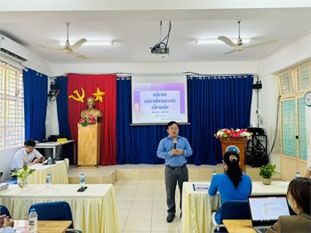 THCS: Phòng Giáo dục và Đào tạo quận 7 đã tổ chức thành công hội thi giáo viên dạy giỏi năm học 2023- 2024 - nội dung 2