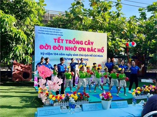 Phòng Giáo dục và Đào tạo đã tổ chức thành công Lễ phát động “Tết trồng cây đời đời nhớ ơn Bác Hồ năm 2024, 
kỷ niệm 134 năm ngày sinh Chủ tịch Hồ Chí Minh (19/5/1890 – 19/5/2024)”