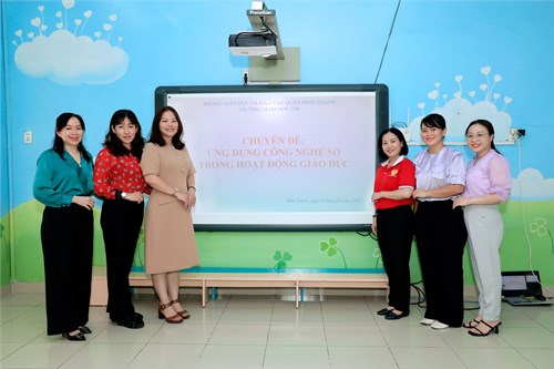 Chuyên đề  Ứng dụng công nghệ số trong tổ chức hoạt động giáo dục 