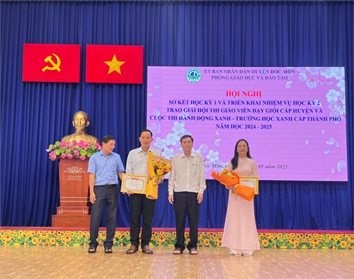 Ngành Giáo Dục Và Đào Tạo Huyện tổ chức Sơ Kết Học Kỳ I Và triển khai nhiệm vụ Học Kỳ II - Năm Học 2024-2025