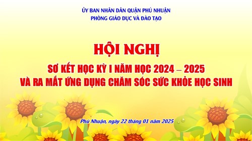 Báo cáo sơ kết học kỳ 1 năm học 2024-2025