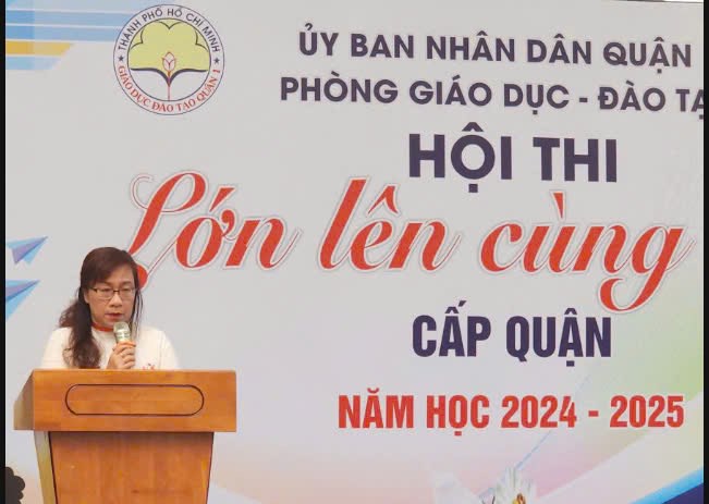 Hội thi “Lớn lên cùng sách” cấp quận năm học 2024-2025