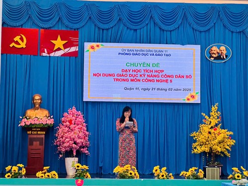 Chuyên đề dạy học tích hợp nội dung giáo dục kỹ năng công dân số trong môn Công nghệ lớp 5