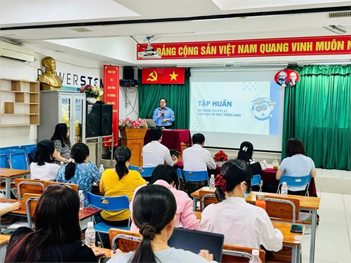 Chuyên đề 
Tập huấn sử dụng POLYPI AI vào dạy và học tiếng Anh 
và chuyển đổi số trong giảng dạy tiếng Anh
năm học 2024 - 2025