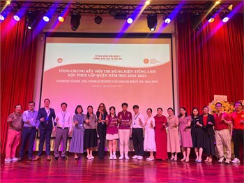 (THCS) Hội thi Hùng biện Tiếng Anh cấp quận dành cho học sinh THCS năm học 2024-2025: Sân chơi bổ ích cho học sinh THCS
