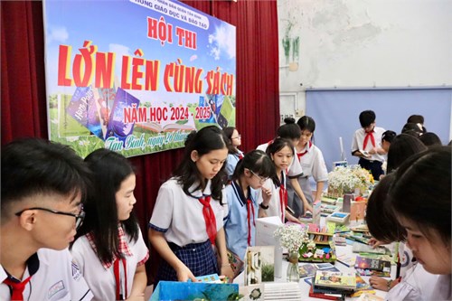 Sáng tạo cùng hội thi Lớn lên cùng sách năm học 2024-2025